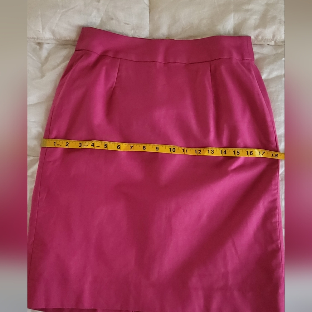 Banana Republic petite pink pencil skirt. Size 4 Nwt - Picture 3 of 10